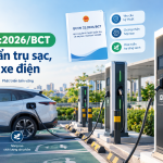 Trụ sạc xe điện và quy chuẩn QCVN 32:2026/BCT